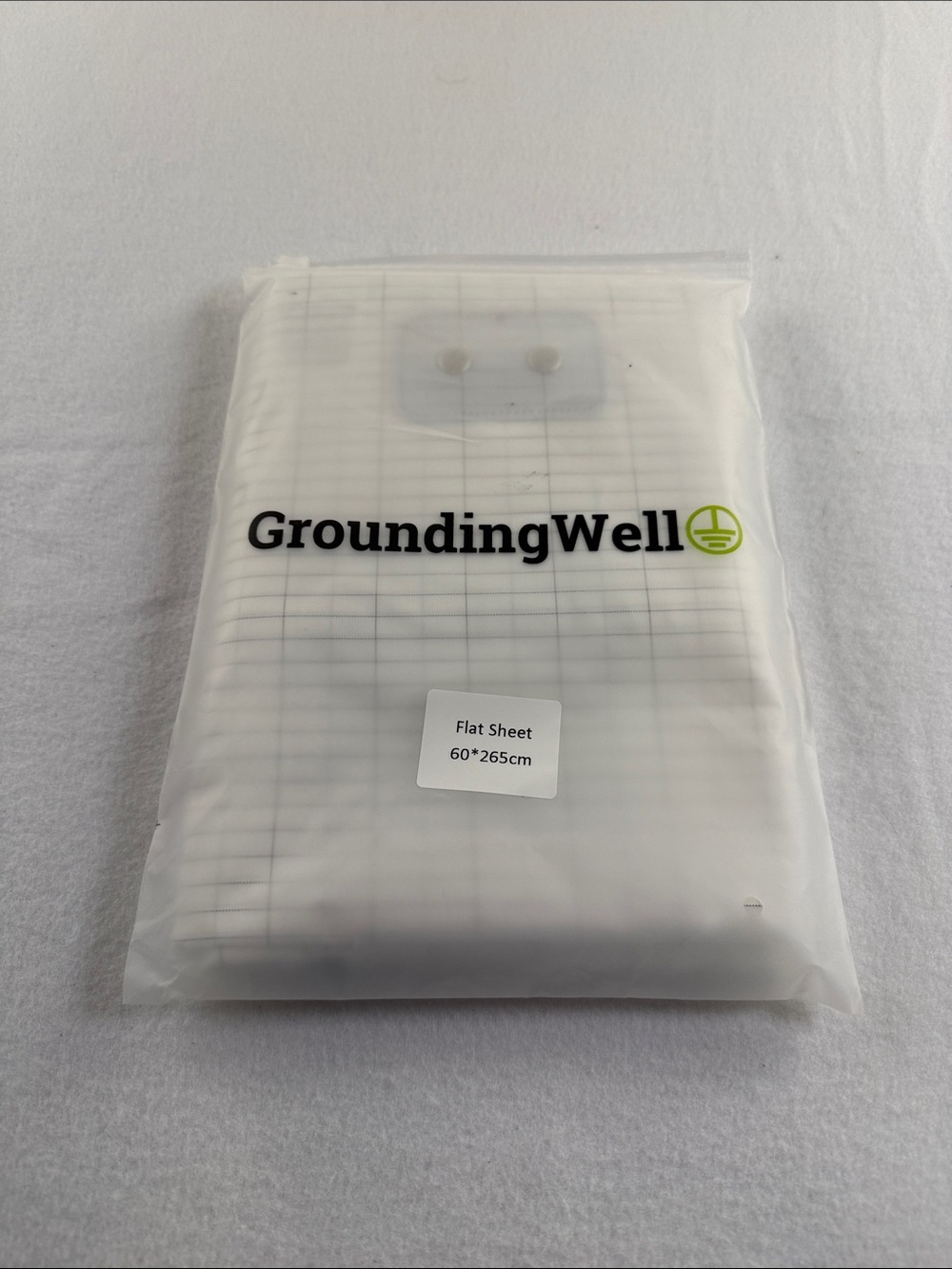 GroundingWell Flat Sheet - White with Light Grid
